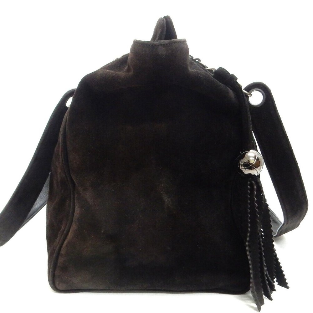 Chanel Brown Suede Tote Shoulder Bag!! Stunning! - Picture 3 of 10
